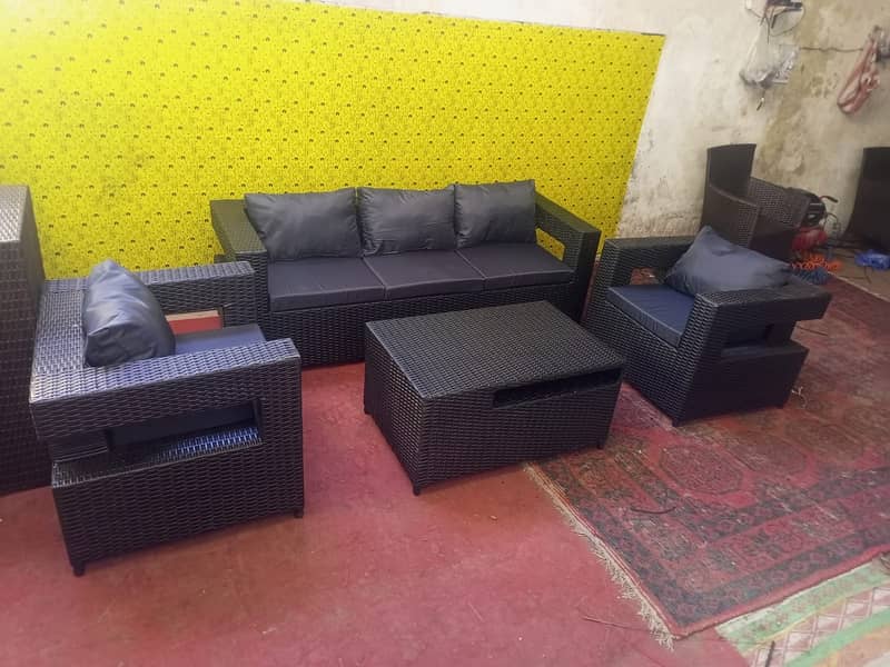 rattan furniture/rattan sofa/dining table/UPVC outdoor chair/cane sofa 18