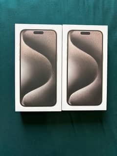 Iphone 15 Pro Max 256 gb Box Packed Factory unlocked