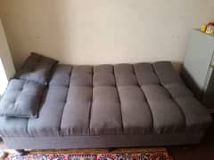 Sofa + bed and almari for sale
