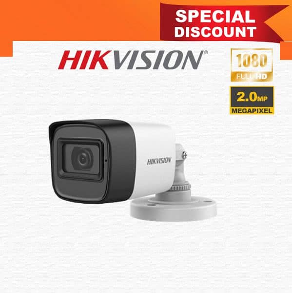 Hikvision 4 Cameras Package 2 Magapixel 1080p Full HD 1 Year Warranty 2