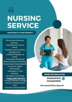 Male nurse , Female nurse , Patient Attendant , home medical care