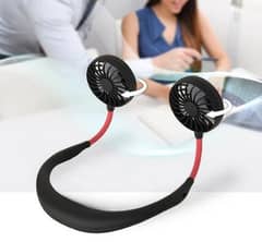 Hand Free Sports Dual Fan Portable Neck Fan