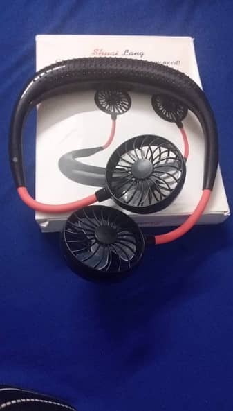 Hand Free Sports Dual Fan Portable Neck Fan 6