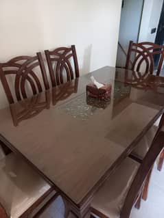 6 Seater Pure Shecham Wood Dinning Table