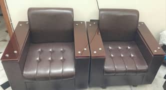 7 Seater Leather Sofa Set