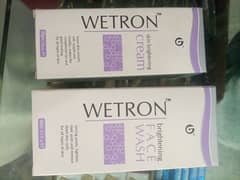 wetron cream and face wash