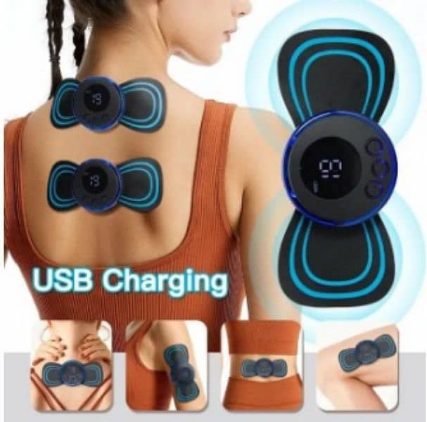 Mini Body Massager Pulse Neck Pain Relief  Body Massager Men & Women 1