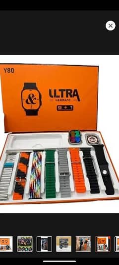 T10 Ultra 2 watch with 7 extra bands