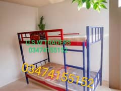 double triple Bunk beds steel iron master bed