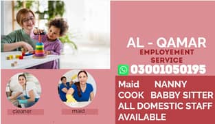 Maids / House Maids / cook / House chef / Baby Sitter maid available