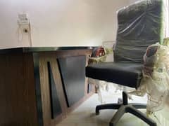 A brand new condition office table and chairs available condition 9/10