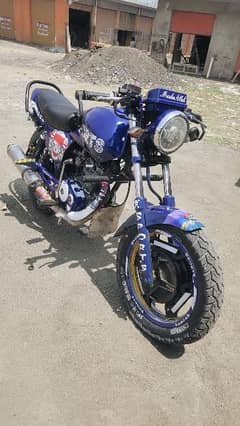 Deluxe model 6 sports bike 150cc Lahore number 10by10 condition