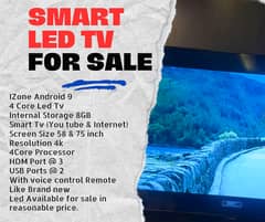 58 Led TV for Sale