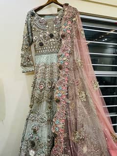 Bridal walima maxi/Bridal dress/Walima dress/Bridal lehnga/Maxi