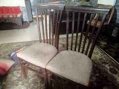 4 Dining Chair Solid wood