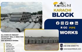 Rcc pipe - Karachi block - Rcc pipe works
