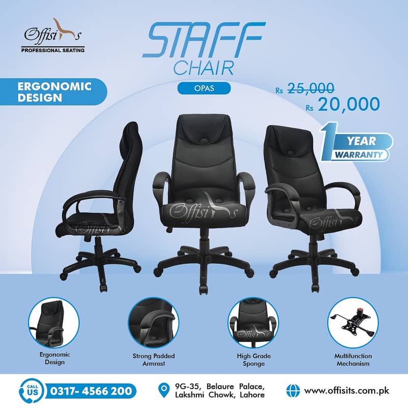 Manager Chair / Staff Chair /Imported office chair/Computer Chairs/ 4