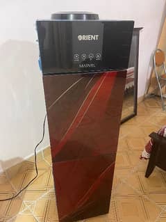 Orient water dispenser with refrigerator