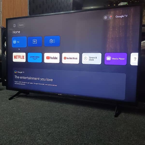 Sony 55" 4k Google led tv 0