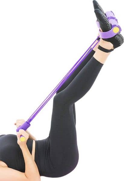 Foot Pedal Resistance Band Elastic Sit-up to reduce tummy 6