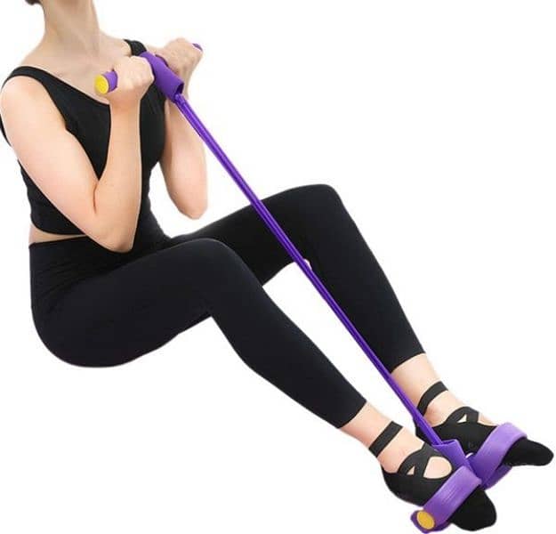 Foot Pedal Resistance Band Elastic Sit-up to reduce tummy 7