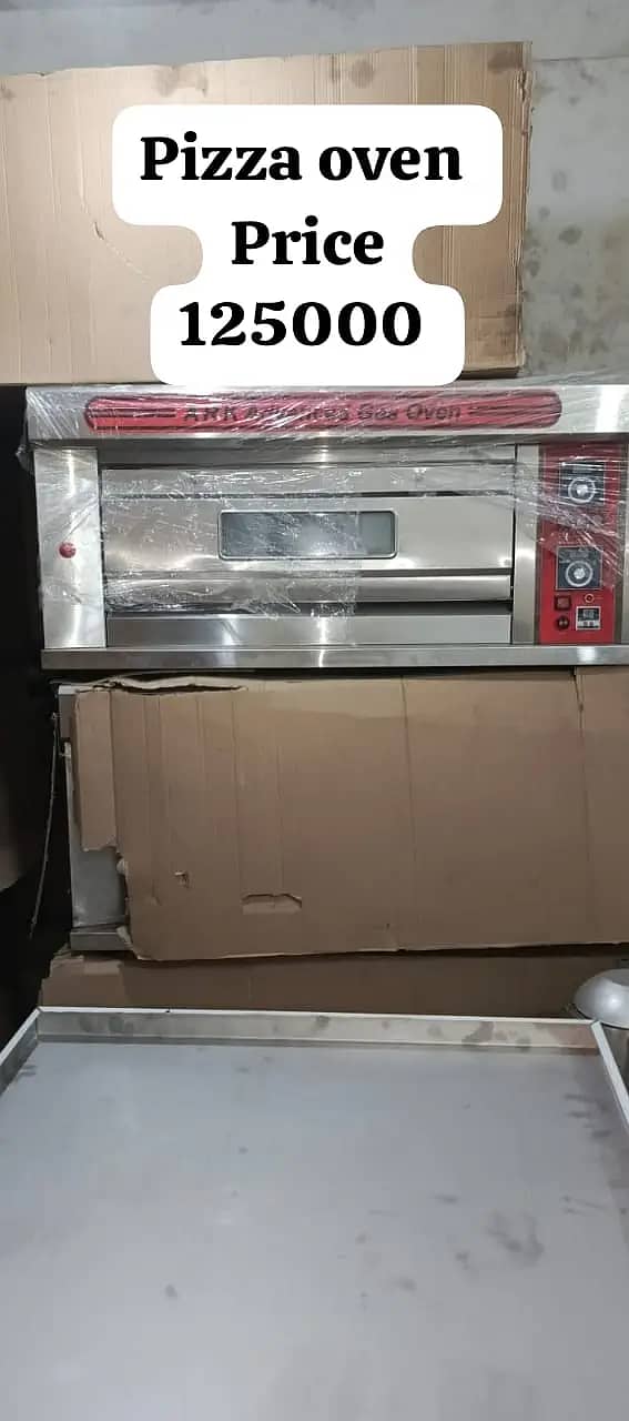 pizza oven for sale/ pizza oven in lahore/ shawarma counter/ fryer 3