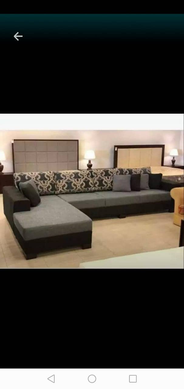 Sofa set\L shape sofa\6 seater sofa\wooden sofa\sofa cum bed 3