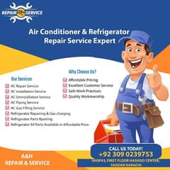 AC Installation | AC Maintenance
| AC & Fridge Repair
| Gas Charging