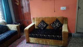 6 seater sofa set and bed