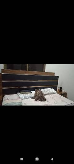 King size double bed with 2 big daraz