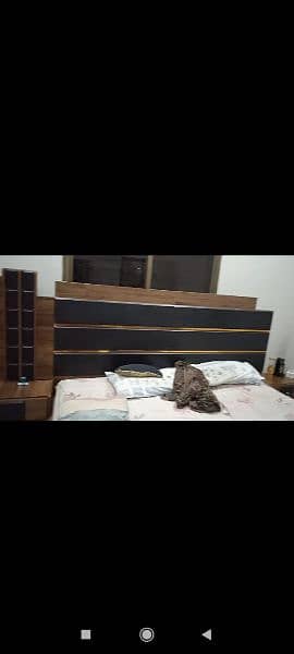 King size double bed with 2 big daraz 1