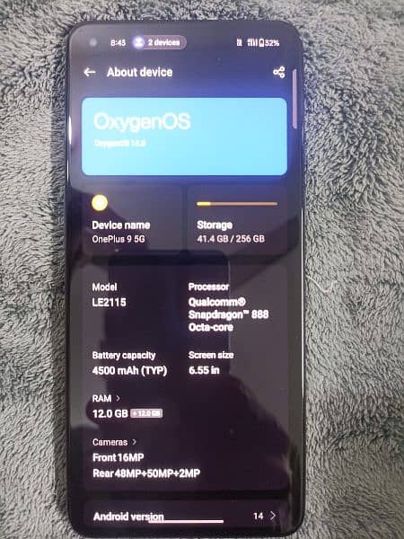 one plus 9T 5G spacial edition 24Gb ram 12+12 dual sim pta approved 0