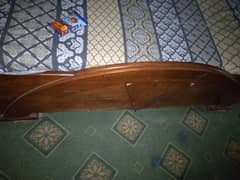 used bed wooden