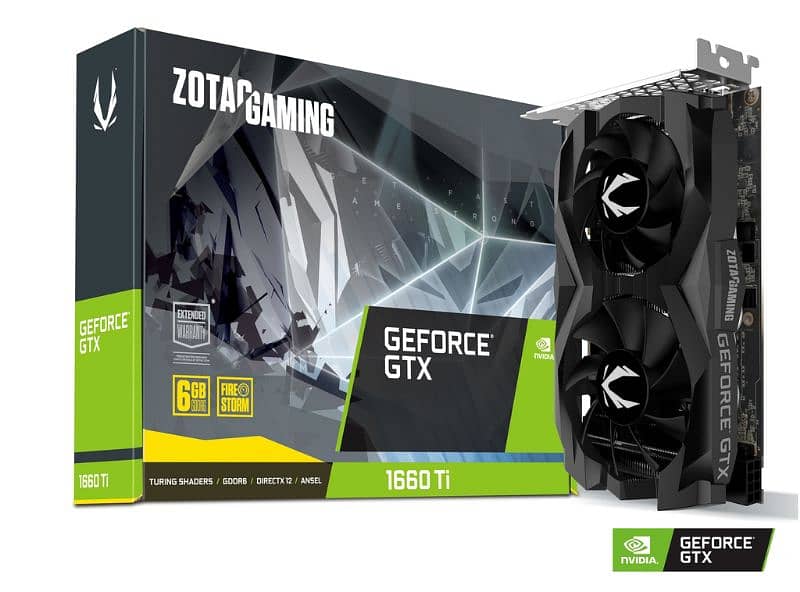 ZOTAC GAMING GeForce GTX 1660 Ti 6GB GDDR6 1