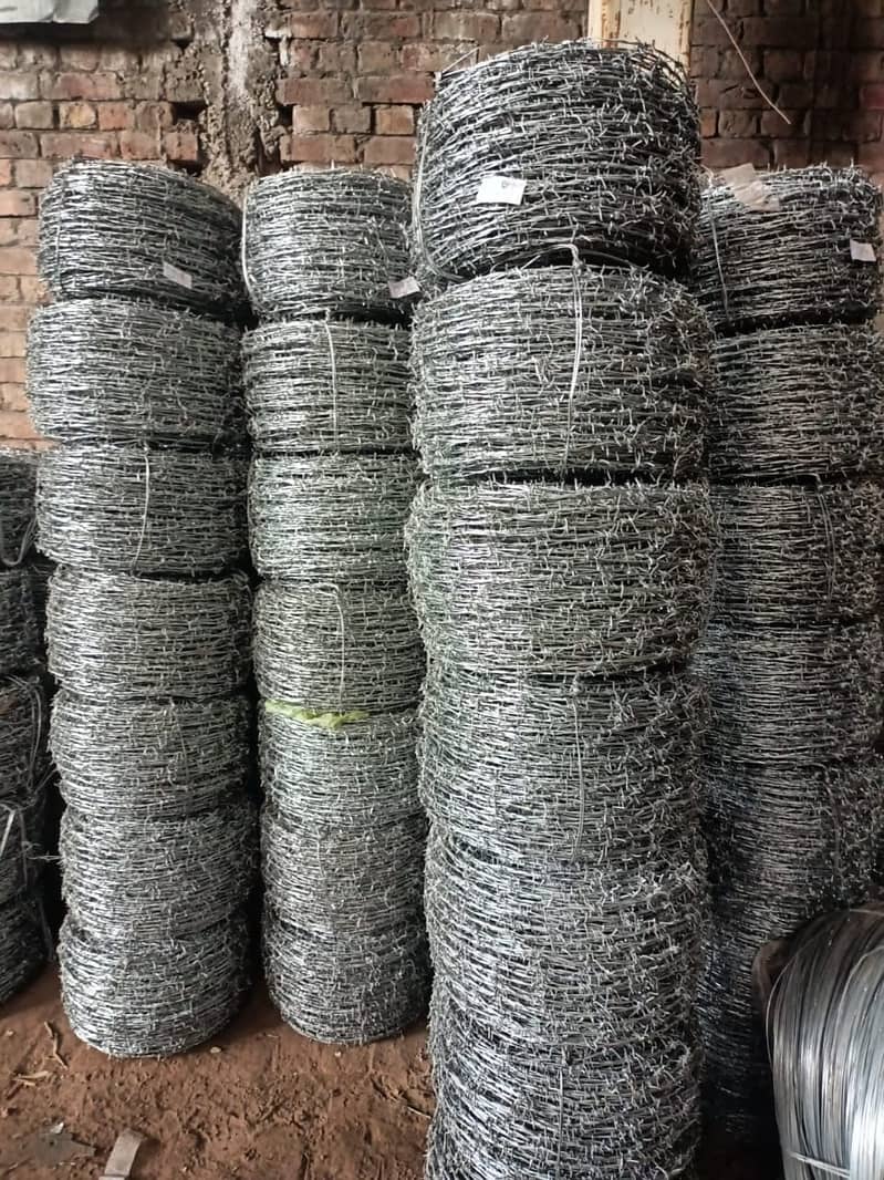 Chain Link Fence /Jali Razor wire Barbed / wire Security & Welded Mesh 7