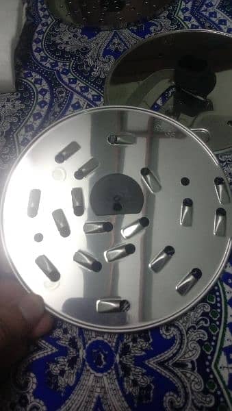 3pcs set Stainless steel disc for slicing and shredding 5