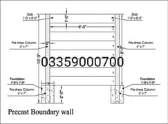 Precast boundary walls | Precast Roofs