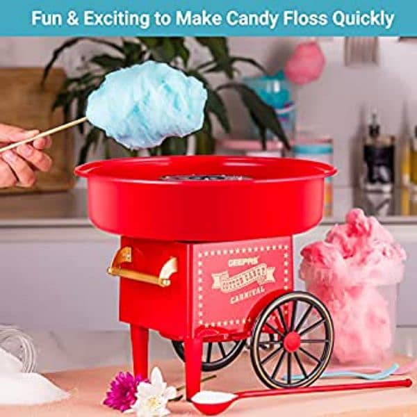 Electric HE. House Branded Cotton Candy Maker - 500 Watts 4