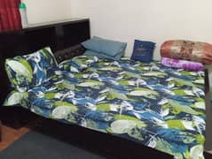 king size bed for sale with side table