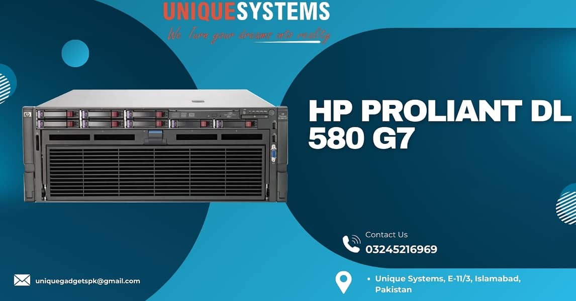 HP PROLIANT DL 580 G7 server 0