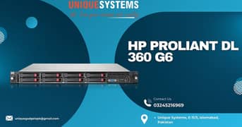 HP PROLIANT DL 360 G6 server