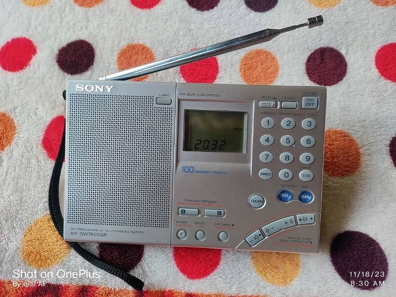 sony radio icf sw 7600GR 0