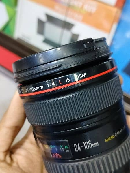 Canon 24-105mm F/4L | with original hood 2