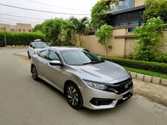 HONDA CIVIC RS TURBO 1.5cc MODEL 2017 ORIGINAL SILVER METALLIC COLOR.