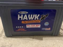 Hawk dc 700 WH battery