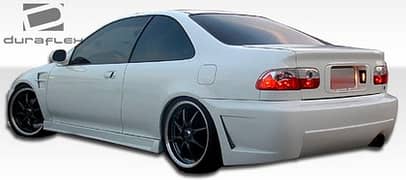 Duraflex B2 bodykit for civic dolphin with tail lights