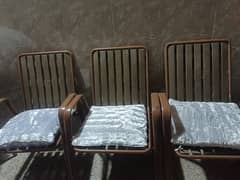 3 chairs for sal and cushion aro caver