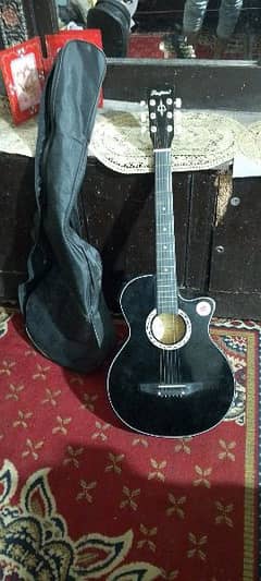 black guitar