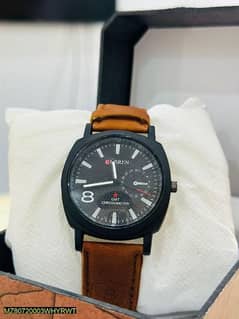 Leather watch for men