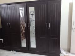 press wood made wardrobe